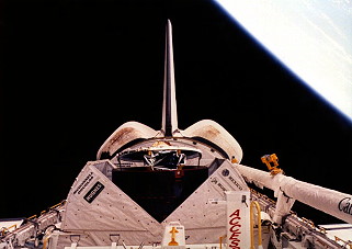 STS-61B in orbit