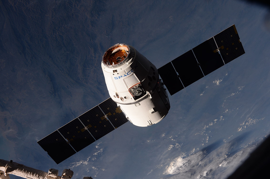 Ankunft Dragon CRS-10