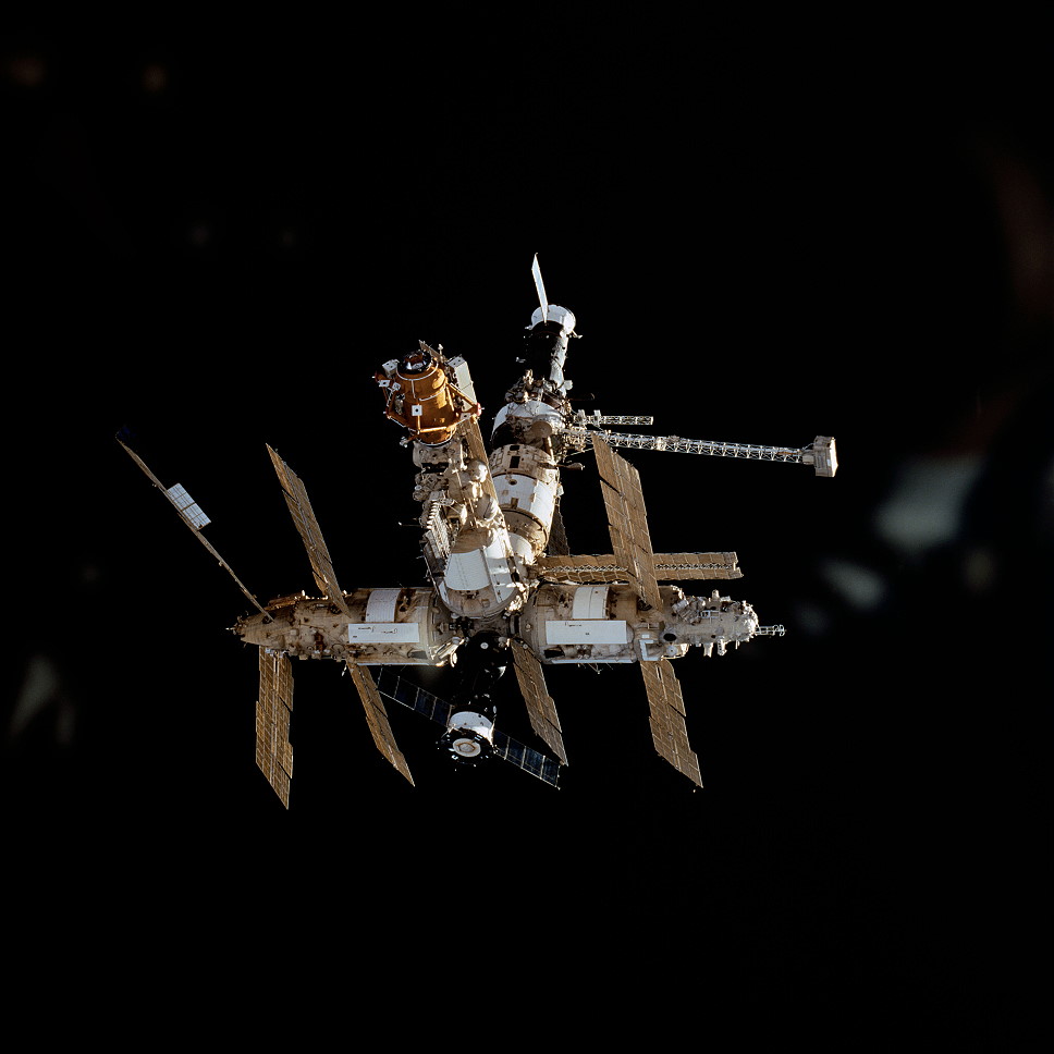Mir seen from STS-74