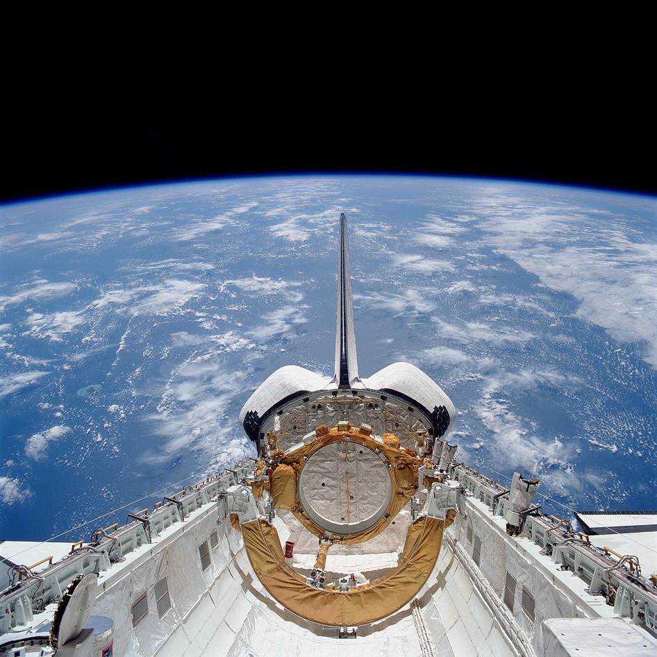 STS-41 in orbit