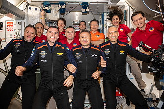 Crew Ax-3 visits the ISS