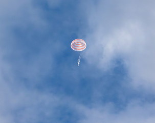 Soyuz MS-23 landing