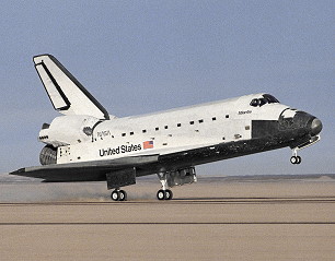 STS-27 landing