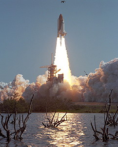 STS-41C launch