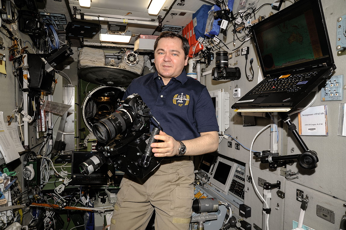 Skripotschka an Bord der ISS