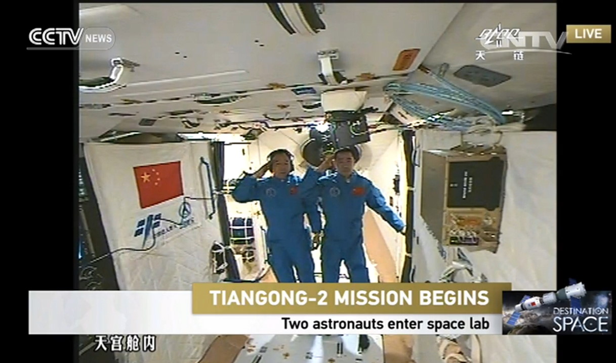 life onboard Tiangong-2