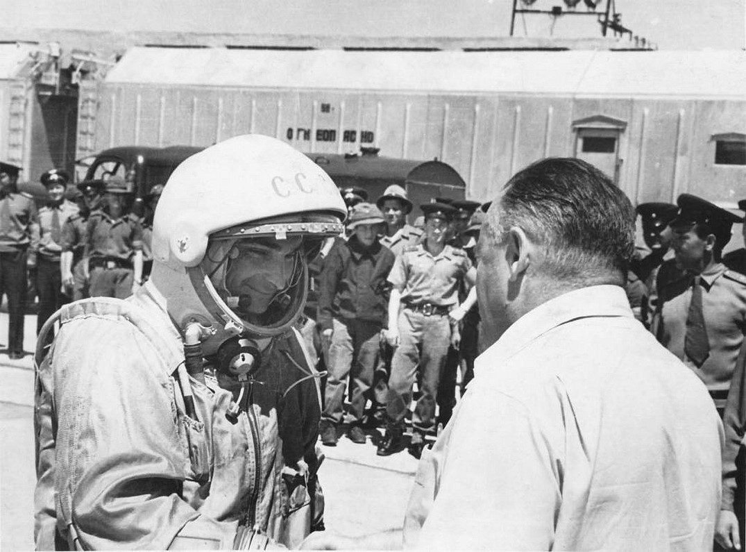 Bykowski auf dem Weg zum Start