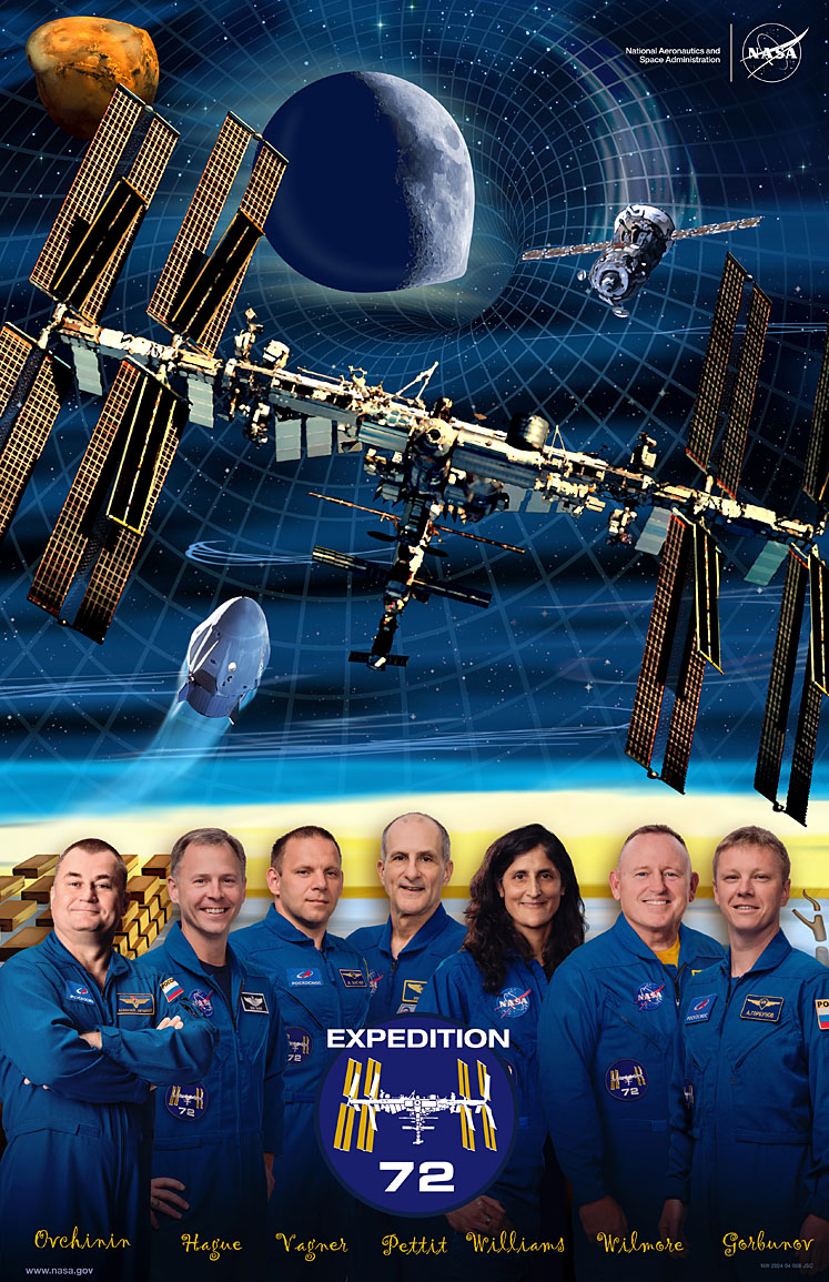 ISS-72 crew poster