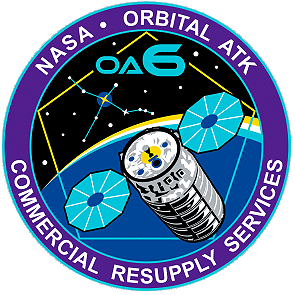 Patch Cygnus OA-6 (NASA version)