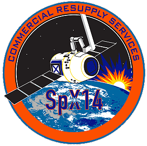 Patch Dragon SpX-14 (NASA version)