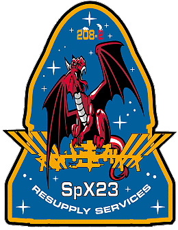Patch Dragon SpX-23 (NASA)