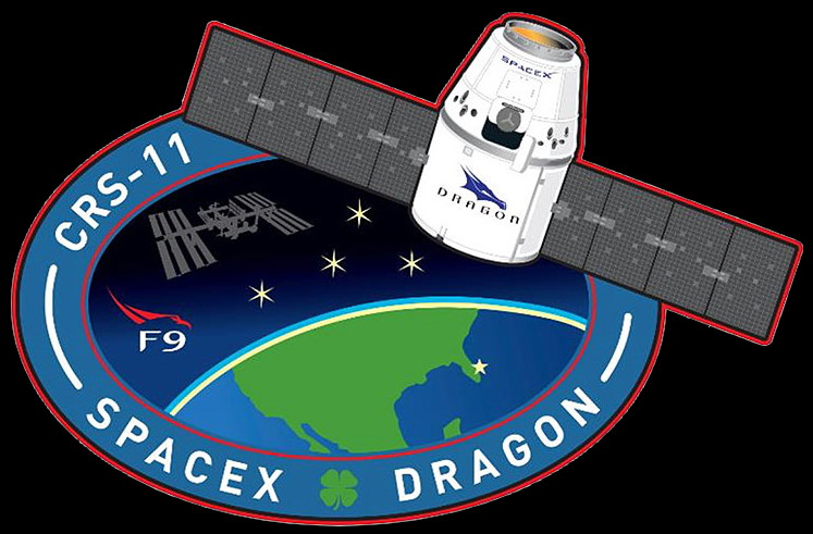 Patch Dragon SpX-11 (SpaceX)