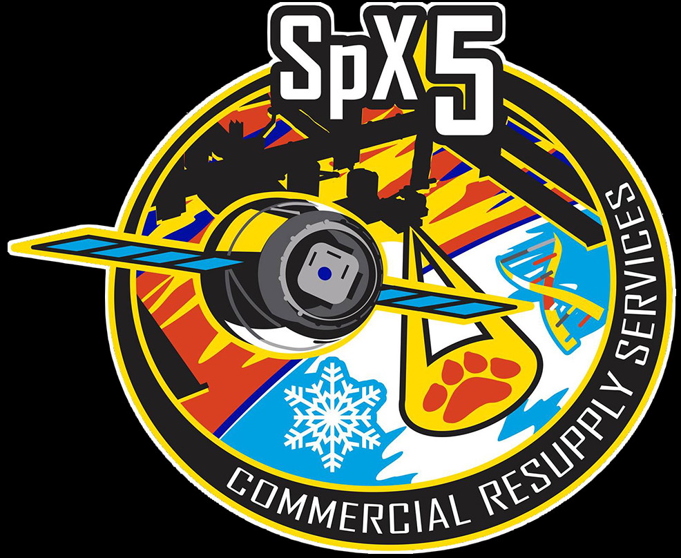 Patch Dragon SpX-5 (NASA)