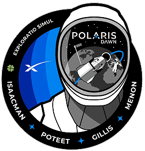 Patch Polaris Dawn (SpaceX)