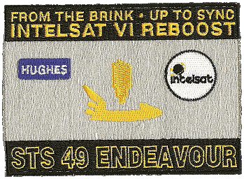Patch STS-49 Intelsat VI