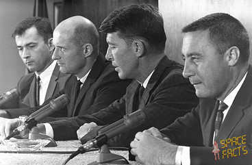 Crew Gemini 6A (prime and backup)